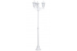 Kültéri álló E27 3x60W m:192cm d:55cm alumínium öntvény fehér, átlátszó üveg IP33 Laterna 5, IP44
22996
Kültéri álló E27 3x60W m:192cm d:55cm alumínium öntvény fehér, átlátszó üveg IP33 Laterna 5, IP44
22996