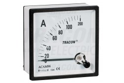 Analóg váltakozó áramú ampermérő közvetlen méréshez 96×96mm, 50A AC
ACAM96-50
Analóg váltakozó áramú ampermérő közvetlen méréshez 96×96mm, 50A AC
ACAM96-50